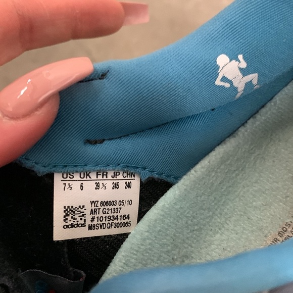 Adidas Black and Blue marathon 10 Sneakers with Supportive Sole - Picture 7 of 7